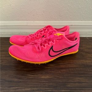 Nike Zoom Mamba 6 Hyper Pink Track Spikes Men’s Size 9 DR2733-600